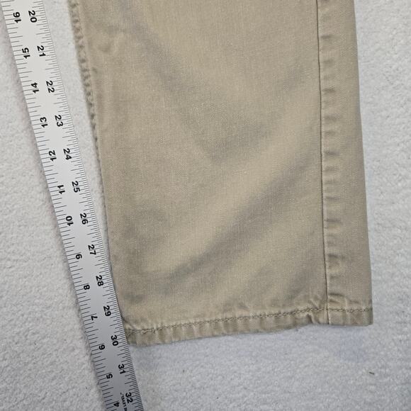 Levis 559 Jeans Mens 33x32 Relaxed Fit Straight Leg Khaki 100% Cotton Tan *33x30 - Picture 8 of 14